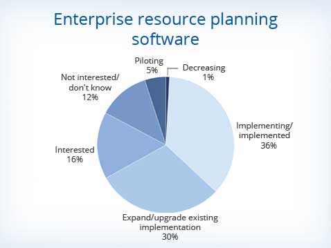 erp software companies making investments in erp software implementation plans