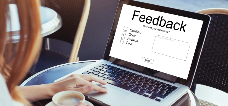 Acknowledge Customer Feedback