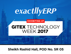 ExactllyERP Exhibiting at Gitex 2017 Dubai